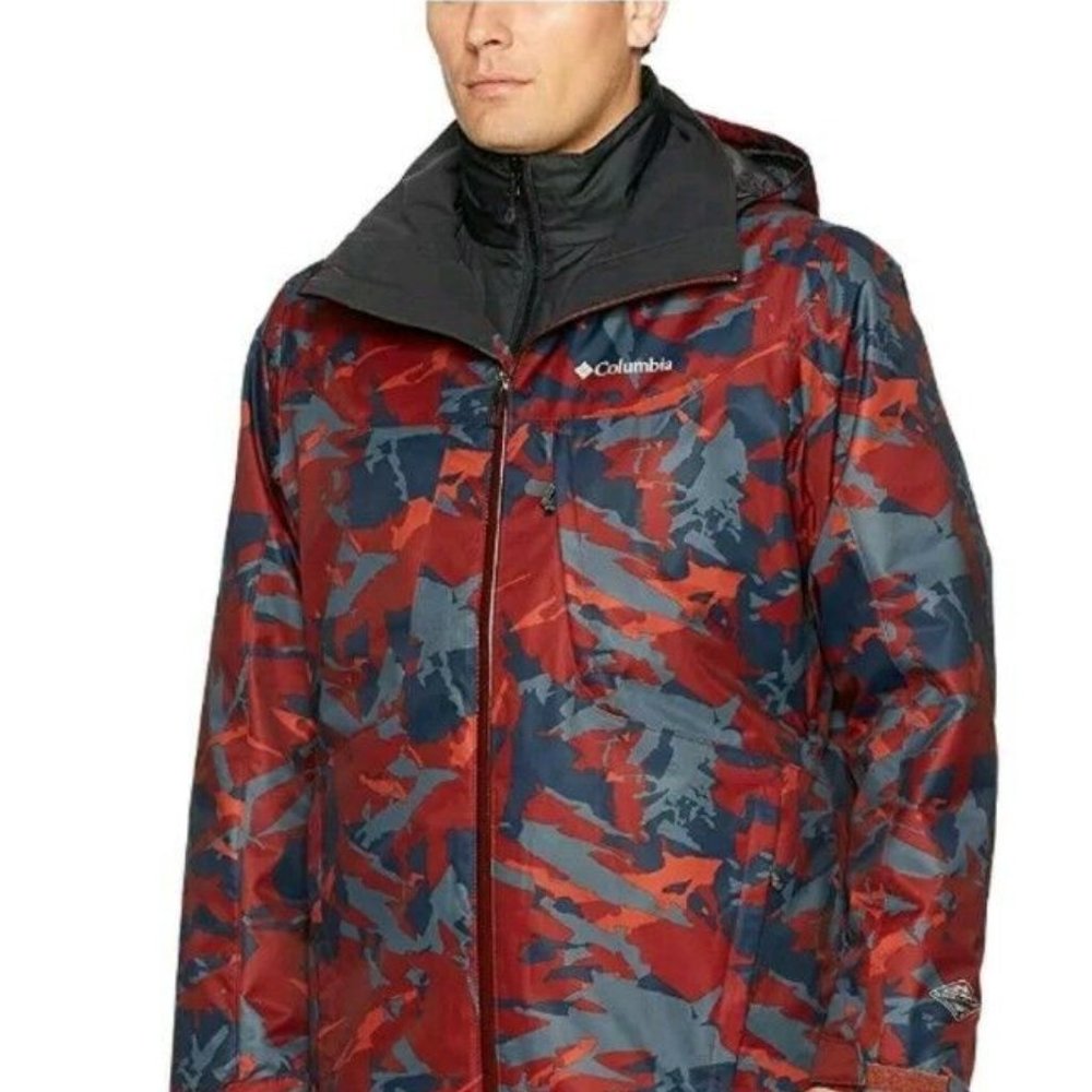 NWT COLUMBIA WHIRLIBIRD 3 IN 1 INTERCHANGE OMNI HEAT JACKET SZ 2XL SNOWBOARD SKI
